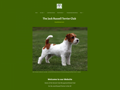 jackrussellterrierclub.co.uk snapshot