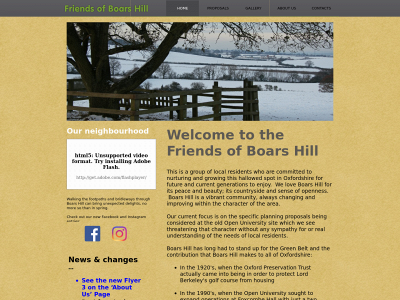 friendsofboarshill.org snapshot