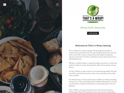 www.thatsawrapcatering.ca snapshot