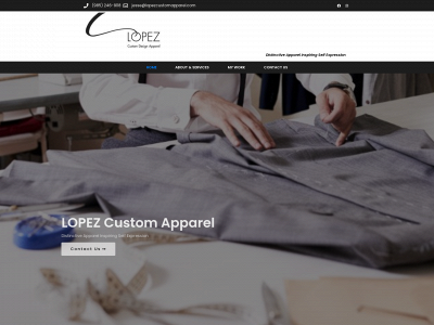 lopezcustomapparel.com snapshot