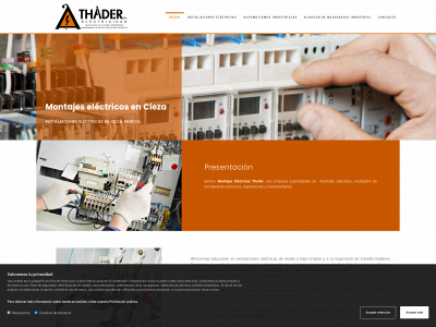 montajeselectricosthader.com snapshot