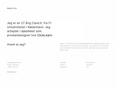 madsfors.dk snapshot