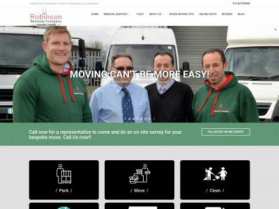 robinsonremovalcompany.com snapshot