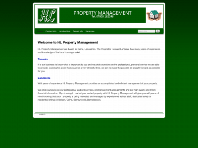 hlpropertymanagement.co.uk snapshot