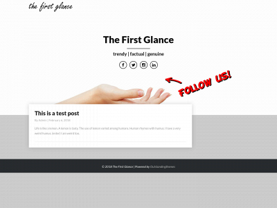 thefirstglance.org snapshot