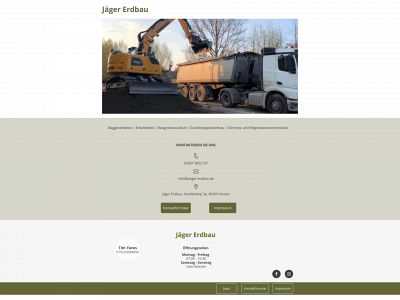 jaeger-erdbau.de snapshot