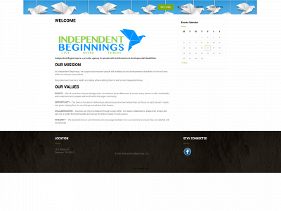 independentbeginnings.org snapshot