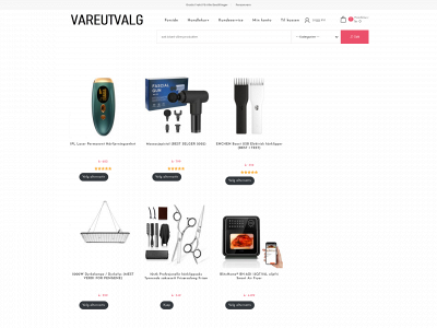 vareutvalg.no snapshot