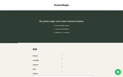 keukenregie.nl snapshot