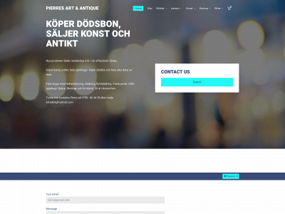 pierresantikochkuriosa.se snapshot
