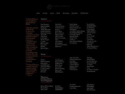 www.cadmuseditions.com snapshot