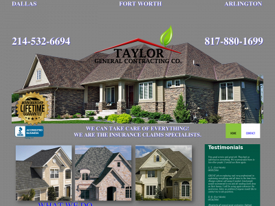 taylorgcctx.com snapshot