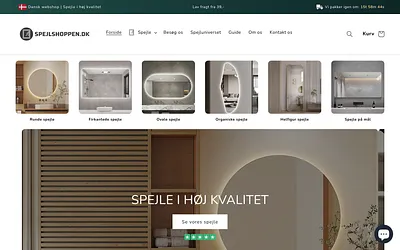 spejlshoppen.dk snapshot