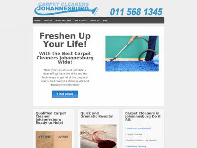 carpetcleanersjohannesburg.com snapshot