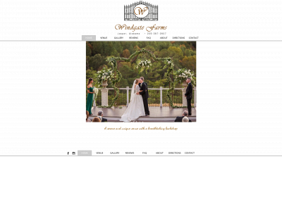windgatefarmsweddings.com snapshot