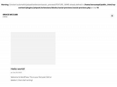gracemccain.com snapshot
