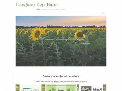 www.laughterlipbalm.com snapshot