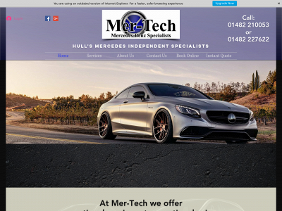 mer-tech.co.uk snapshot