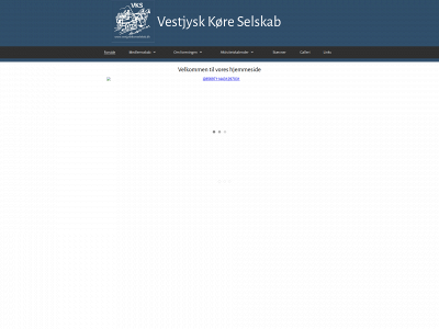 vestjyskkoreselskab.dk snapshot