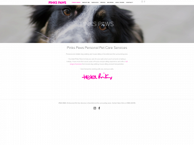 pinkspaws.co.uk snapshot