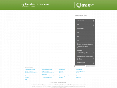 apticshelters.com snapshot
