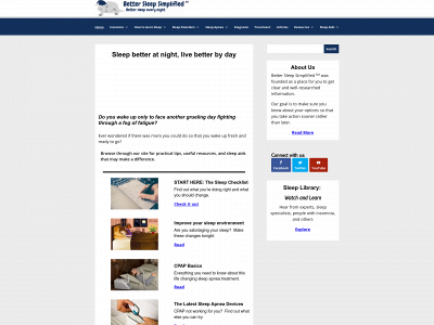 bettersleepsimplified.com snapshot