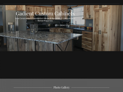 gadientcustomcabinets.com snapshot