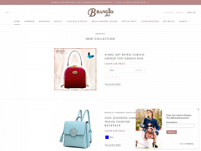 brangio-italy-wholesale.myshopify.com snapshot
