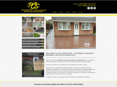 pcsdriveways.co.uk snapshot