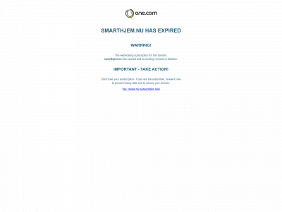 smarthjem.nu snapshot