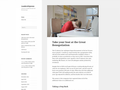 leadershipness.com snapshot
