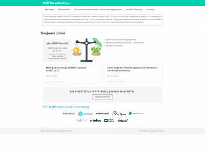 p2pinvestavimas.lt snapshot