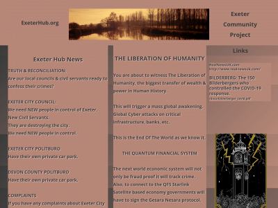 exeterhub.org snapshot