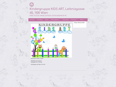 kindergruppekidsart.at snapshot