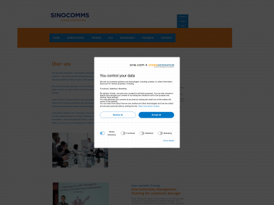 sino-comms.com snapshot