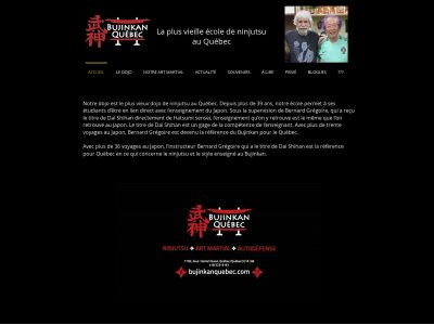 bujinkanquebec.com snapshot