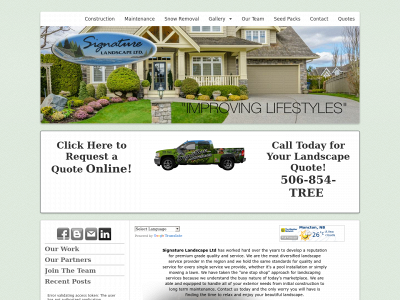 signaturelandscape.ca snapshot