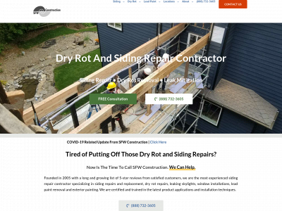 sfwconstruction.com snapshot