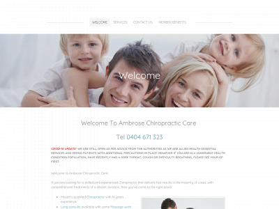 www.ambrosechiropracticcare.com snapshot