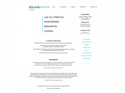 bolagskapital.se snapshot