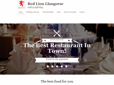 redlionllangorse.co.uk snapshot