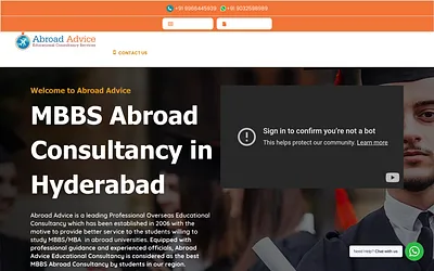 abroadadvice.com snapshot