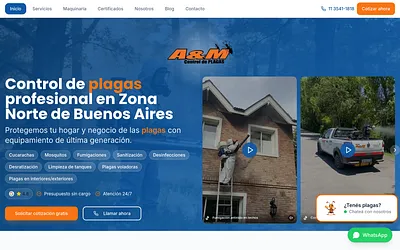 amcontroldeplagas.com snapshot