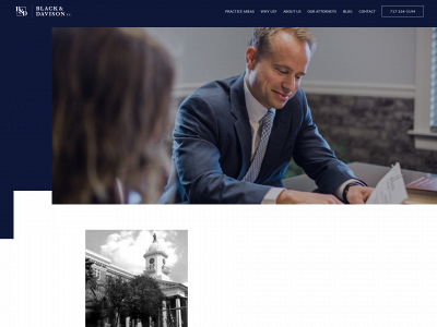 blackanddavison.com snapshot