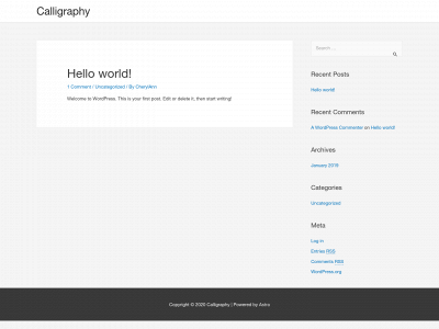 kingdomwriting.org snapshot