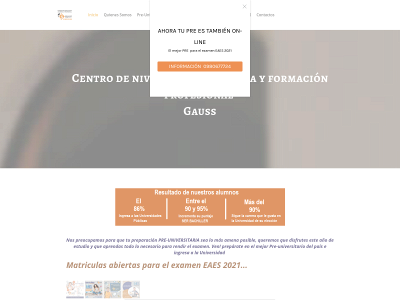 www.preuniversitariogauss.com snapshot