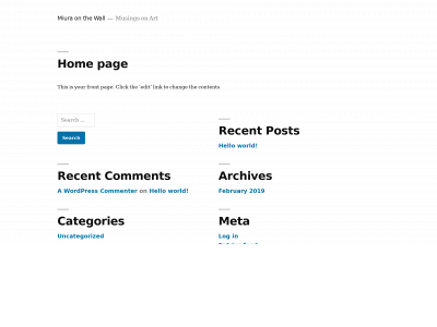 miuraonthewall.com snapshot