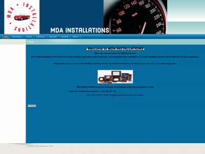 mdainstallations.co.uk snapshot