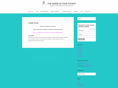 thenurseinyourpocket.com snapshot