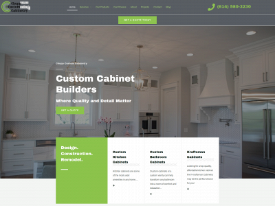 chuppcustomcabinetry.com snapshot